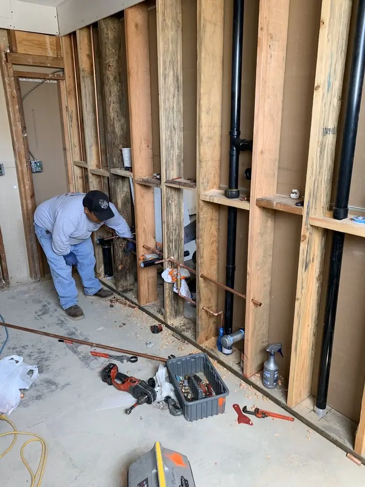 Commercial rough-in plumbing for Commercial Plumbing in Lake Forest